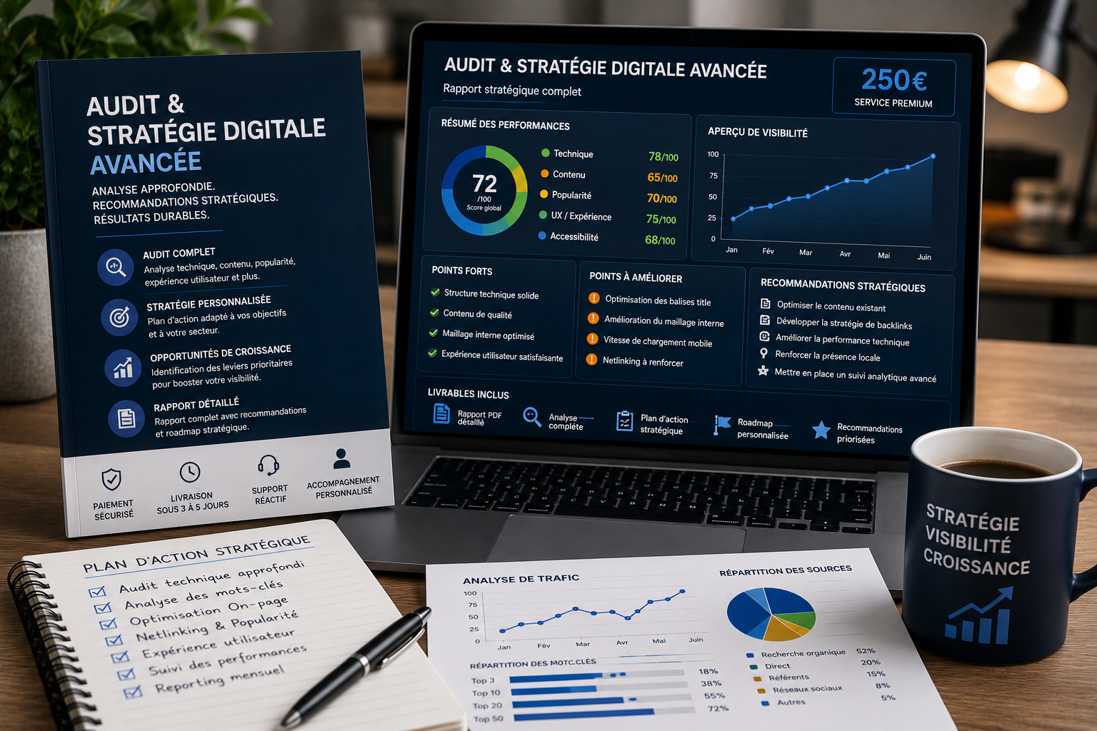 Audit et stratégie digitale avancée